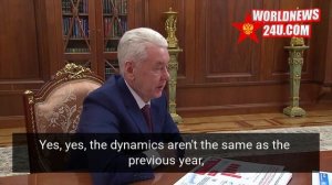 Putin held a working meeting with Moscow Mayor Sergei Sobyanin