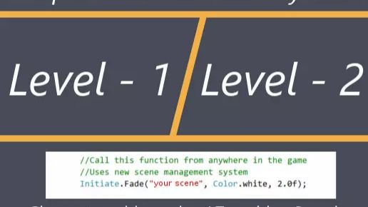 Asset Unity - Simple Fade Scene Transition System (Простая система перехода сцен с затуханием) смотреть онлайн