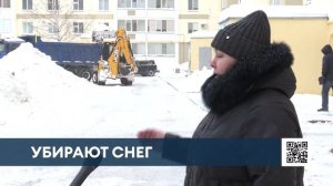 Фигурное вождение и 5 часов работы: как в Нижнекамске чистят дворы от снега