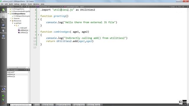 030 Indirect Import of External JS Files смотреть онлайн