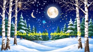 Даль укрылась серебром...1с ВИДЕО ПЕСНЯ В ДУШУ