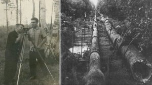 В глухой тайге обнаружена допотопная  башня маяка уходящая глубоко в землю