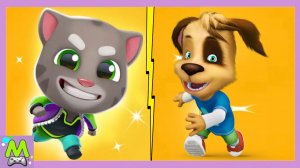 Говорящий Том против Барбоскиных.Кошки против Собак в Играх Бегалках.Кто Лучше