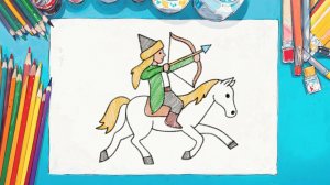 Как нарисовать Батыра / ШАЯН Рәссам: Урал Батыр