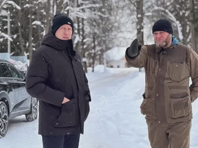 Глава Вяземского округа Олег Смоляков посетил село Туманово смотреть онлайн