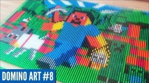 ОГРОМНЫЙ МАЙНКРАФТ-АРТ, СДЕЛАННЫЙ ИЗ 6600 ДОМИНОШЕК | Domino Art #8