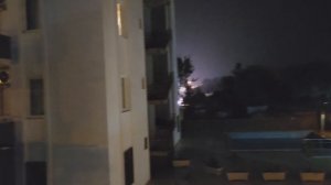 Турция, Аланья:  вечерний город, отель и дождь за окном...