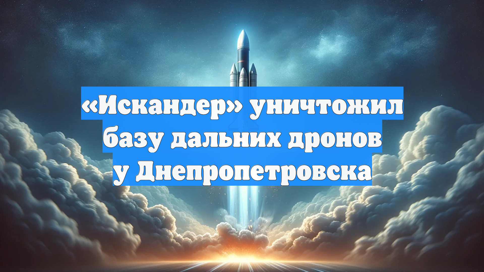 «Искандер» уничтожил базу дальних дронов у Днепропетровска смотреть онлайн