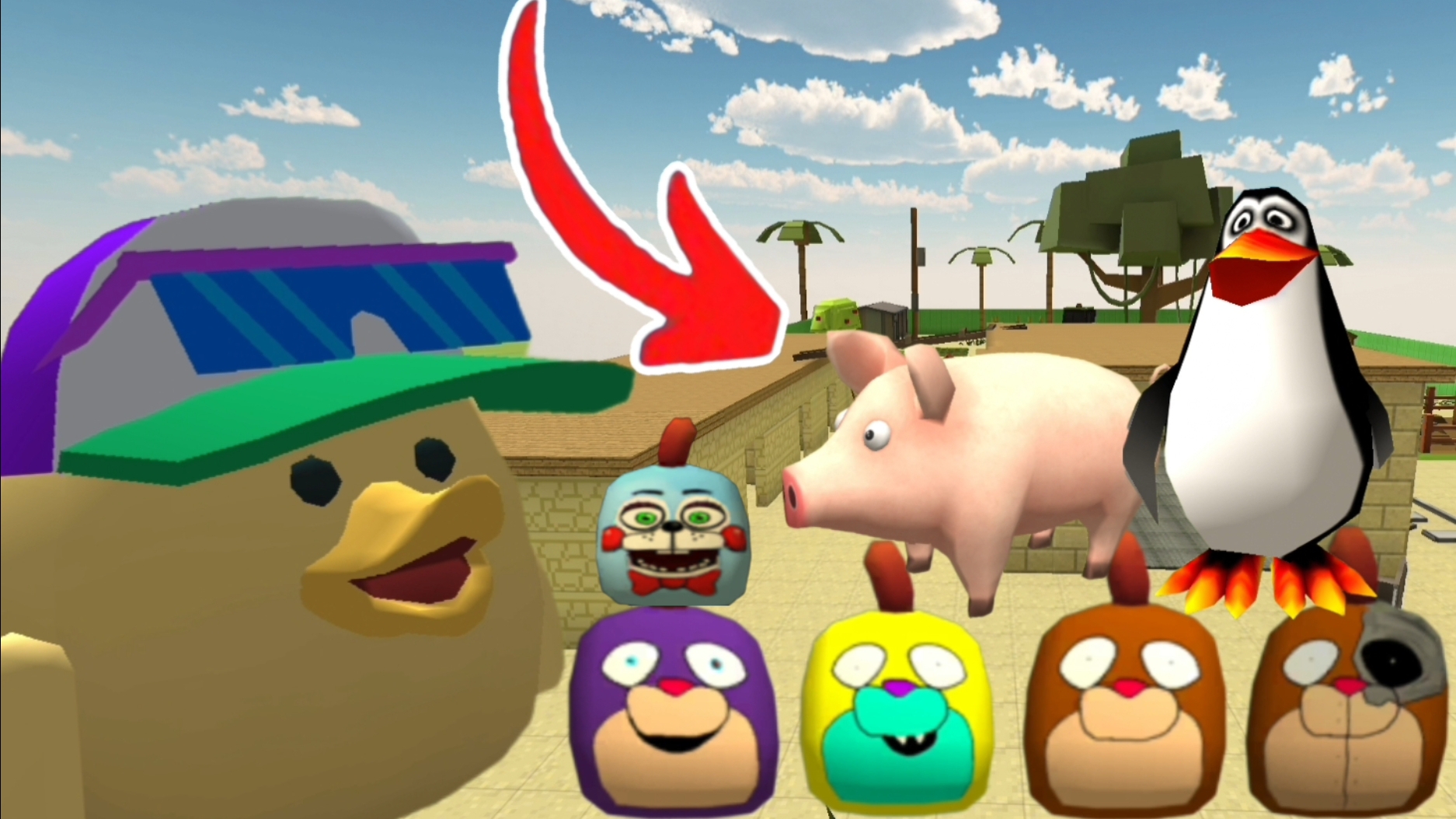 😱ВСЕ ПАСХАЛКИ из ОБНОВЛЕНИЯ 5.1.0 в ЧИКЕН ГАН! **Поросёнок найден!** смотреть онлайн