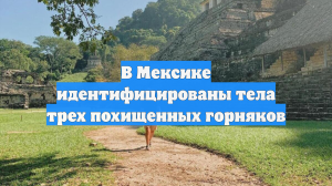 В Мексике идентифицированы тела трех похищенных горняков