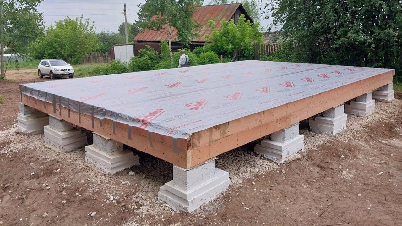 Как я построил фундамент для каркасного дома за 100 тыс руб Фундамент из ЭППС смотреть онлайн