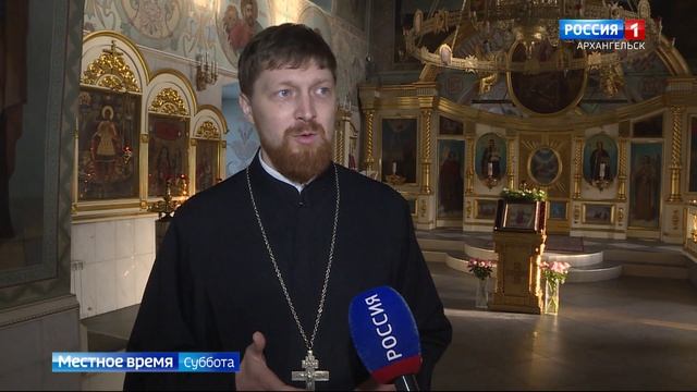 Вести Поморья_Россия 1_УФИЦ осужденные оказывают помощь храму