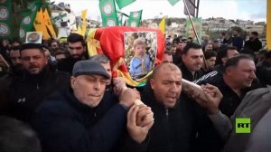 لبنان.. جنازة لضحايا غارة إسرائيلية بينهم طفل يبلغ من العمر 3 سنوات