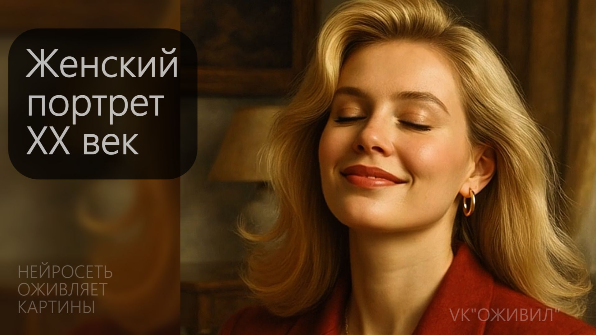 Ожившие портреты 20 века. Картины в движении под музыку живопись искусство ожившиекартины