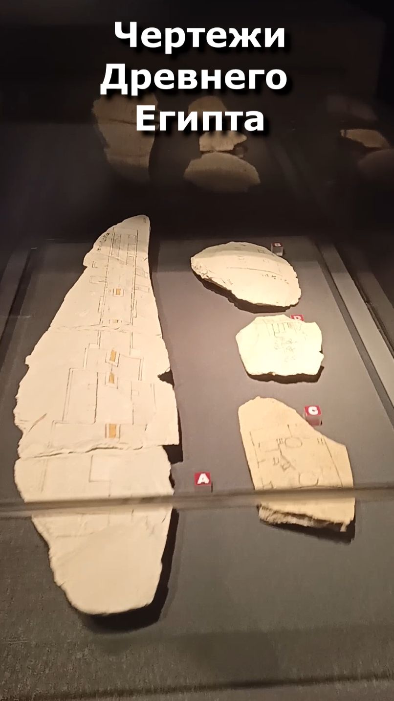 По этим чертежам строили гробницы фараонов
