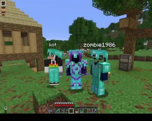 Тройка игроков! Minecraft 1.21.11 Forge