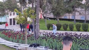 В парке Пятигорска снимают кино