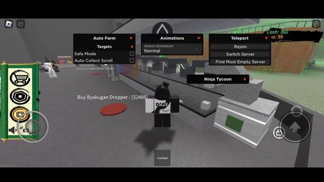 NINJA TYCOON SCRIPT | ROBLOX MOBILE смотреть онлайн