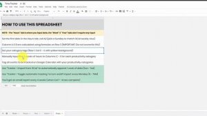 Google Sheet Time Tracker That Automatically Logs Your Productive Hours