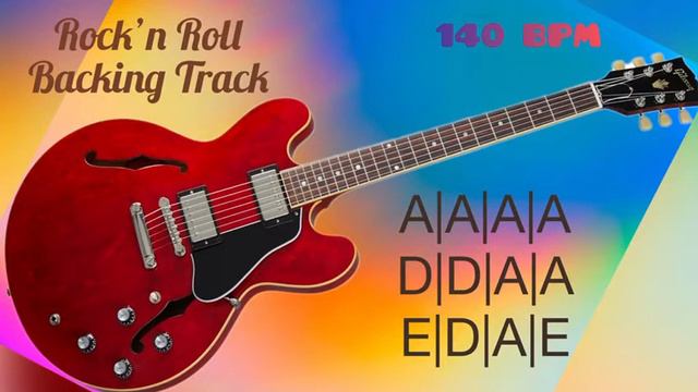 Rock n Roll Backing Track in A #backingtrack#jamtrack#rocknroll#bluesbackingtrack