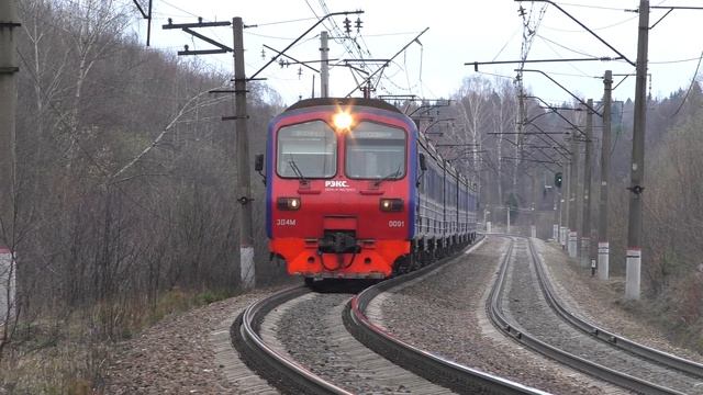 Самый старый РЭКС на МЖД электропоезд ЭД4М-0091