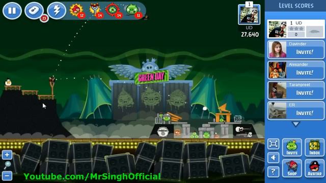 Angry Birds Friends - Green Day Level-7 3stars walkthrough Highscore Angry Birds Green Day Level-7 смотреть онлайн