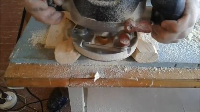 Фрезерование ножки для лавки смотреть онлайн