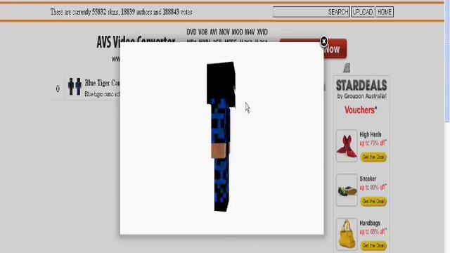 Minecraft - My Blue Tiger Camo Soldier Skin смотреть онлайн