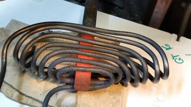 ИНДУКЦИОННЫЙ НАГРЕВ. Тестирую ещё два индуктора не цилиндрической формы. INDUCTION HEATING. смотреть онлайн