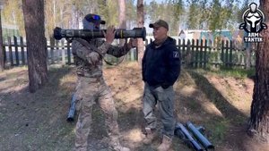 Обучение. ПРОТИВОТАНКОВЫЙ ГРАНАТОМЁТ AT4 (Швеция).