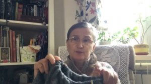 Как связать юбку. Длинная тёплая серая спицами. Часть 1