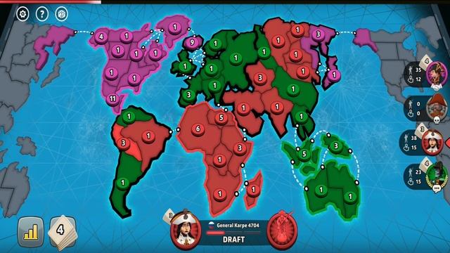 THE MOST AGGRESSIVE RISK STRATEGY!! | Risk Global Domination Online Strategy смотреть онлайн