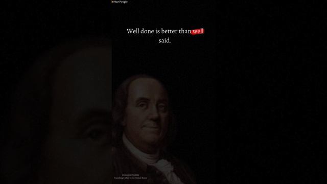 Benjamin Franklin quotes #short