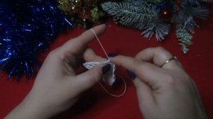 Новогодний шар крючком. Ажурный шар крючком. #Christmasballcrochet