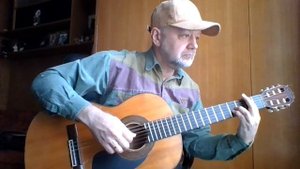 Песенка фронтового шофёра (Марк Бернес) на гитаре
