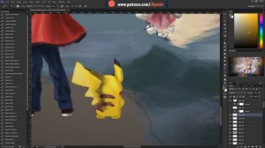 Pokemon Trainer Red vs Reshiram | Timelapse