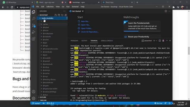 How to install bootstrap in reactjs in Hindi/Urdu