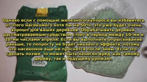 Обработка деревьев железным купоросом. Железный купорос как удобрение.