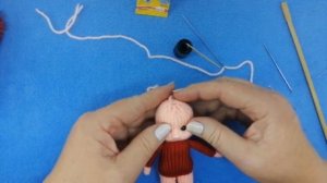 МК Малипусечка. 3 часть. Куколка связана спицами.