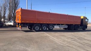 Полуприцеп зерновоз самосвал трёхосный