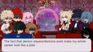 MHA REACT TO DEMON SLAYER || MY AU || boarhead4life