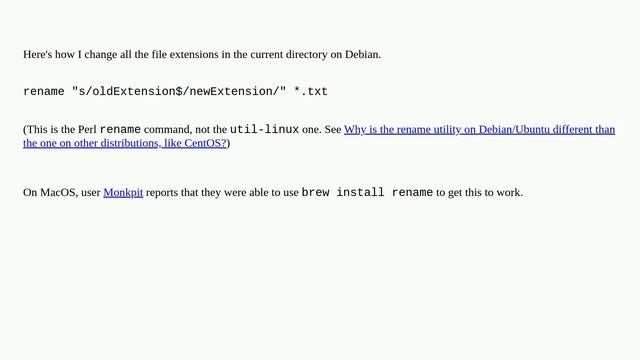 How do I change the extension of multiple files? смотреть онлайн