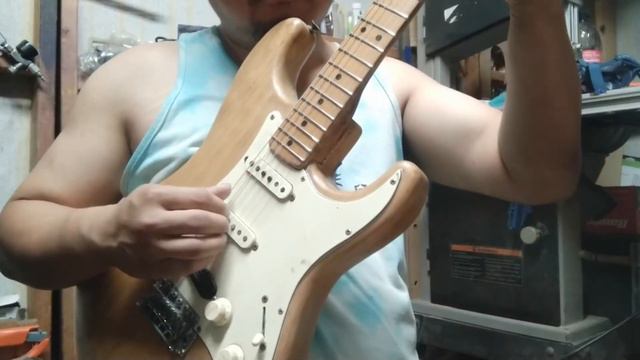 70's stratocaster stainless steel refret test смотреть онлайн