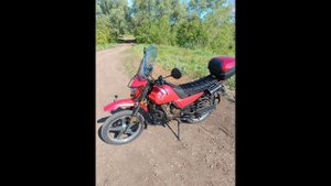 установка чехла сиденья на мотоцикл INTRUDER 200