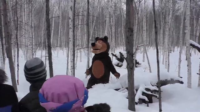 Празднование Масленицы-Комоедицы на базе отдыха "Мишкина Берлога". смотреть онлайн