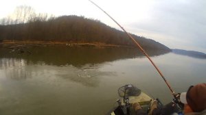 Kayak fishing for Ohio river Spotted bass