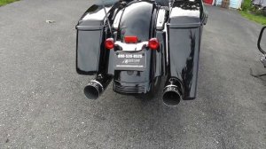 4.5 Extended Saddlebags matched to Factory Paint Codes for Harley Davidson Touring Bikes