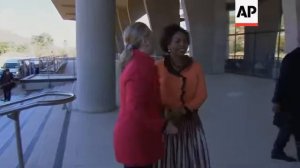 US Secretary of State Hillary Clinton meets South African counterpart