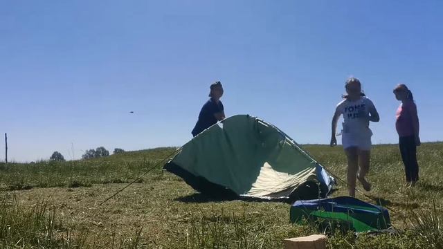 Собираем палатку с детьми друзей👍Королево (Аскино) Башкирия смотреть онлайн
