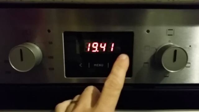 HANSA oven - setting time смотреть онлайн